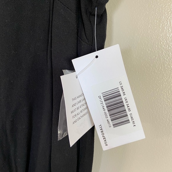 Black full length romper - Picture 2 of 2